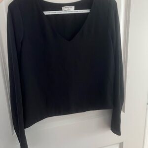Babaton Black Murphy Blouse